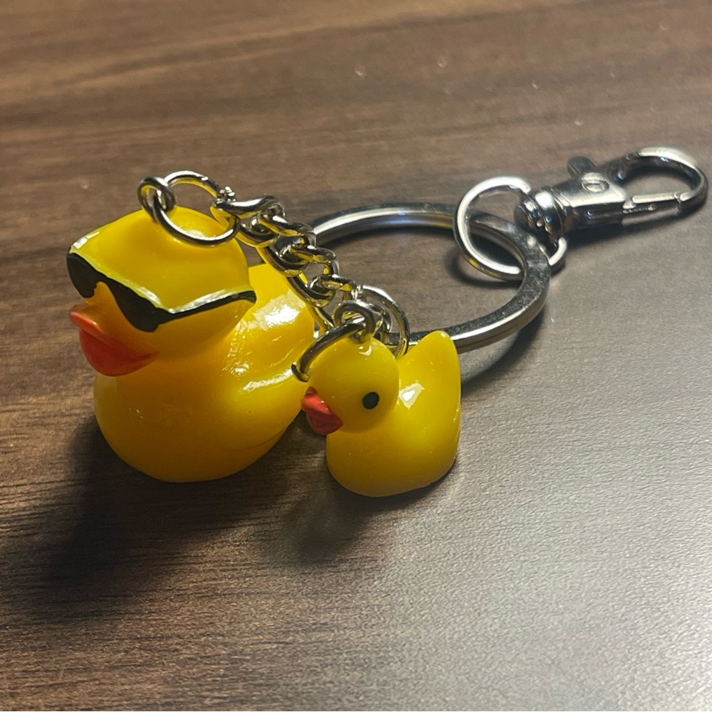 Double Duckie Keychain/bag charm